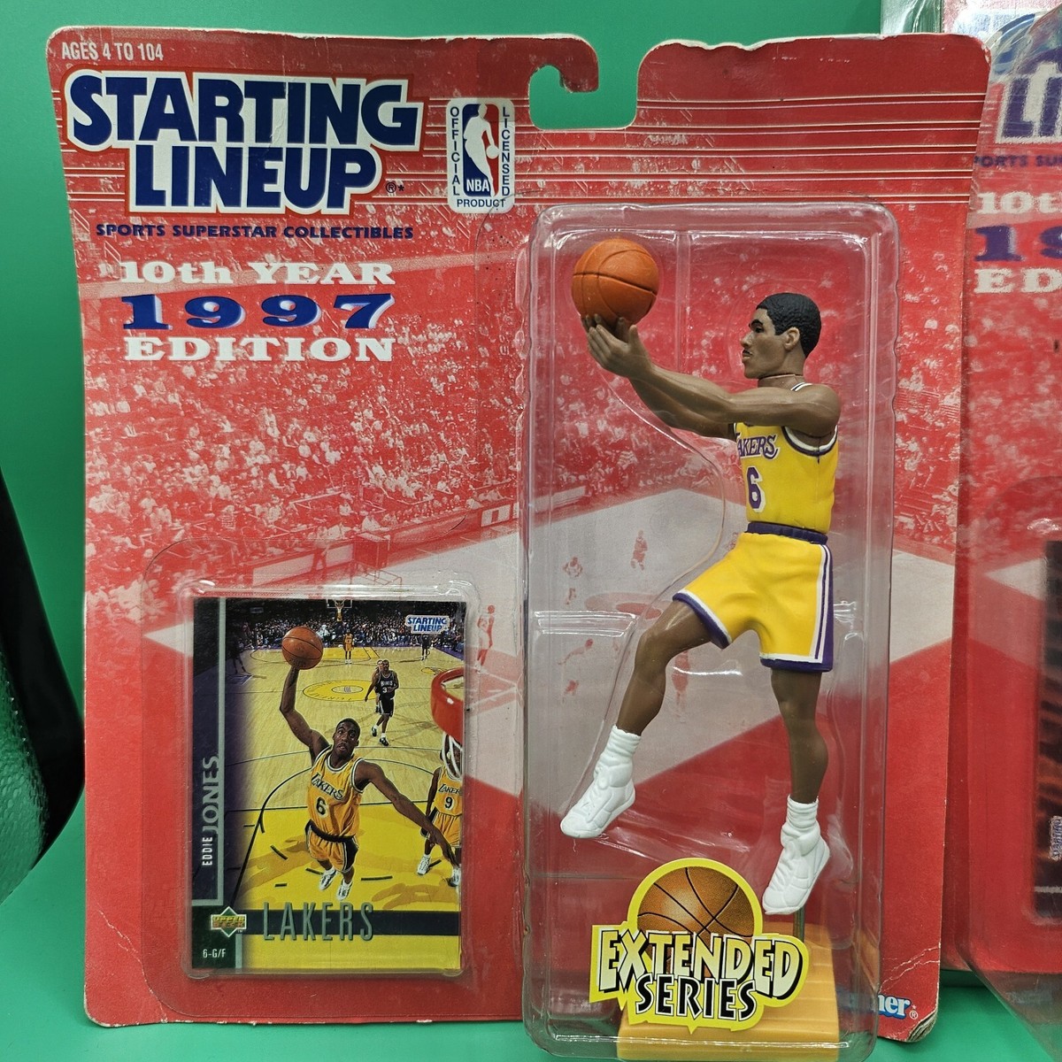 【週末値下げ】NBA スターティングラインナップ 1997 フィギュアセット5点 1997 Starting Lineup NBA Basketball Figures LOT OF 5 Vintage