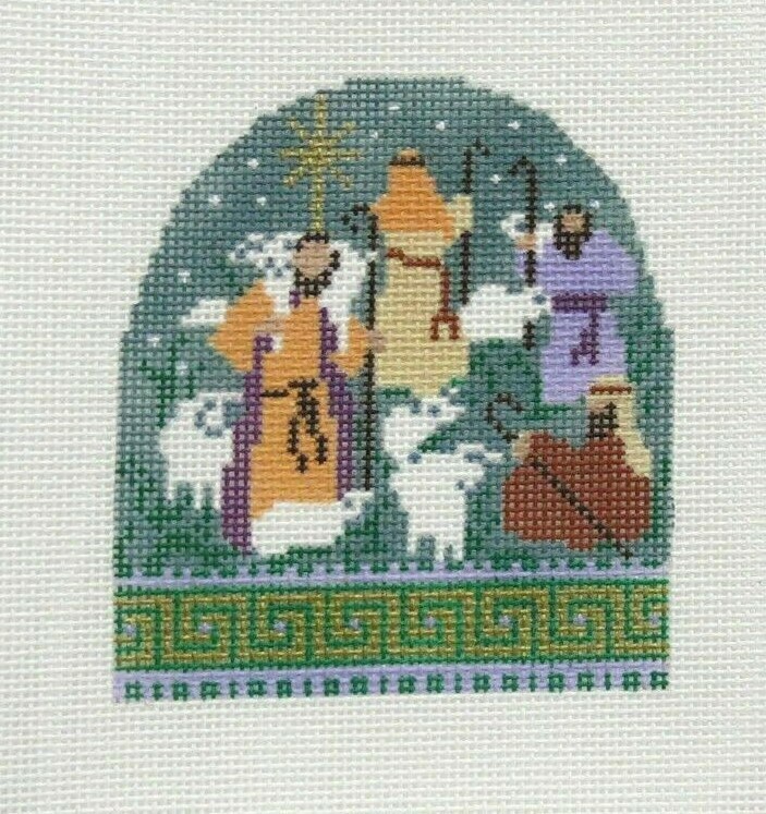 Jude Designs Entire 12 Days of Christmas Series Handpainted Needlepoint