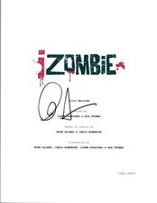 David Anders Signed Autographed iZOMBIE Pilot Episode Script COA AB