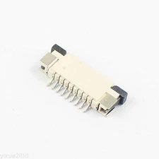 20Pcs FPC FFC 1mm 1.0mm Pitch 9 Pin Drawer Type Flat Connector Top Contact