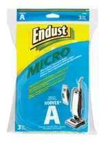 Endust Concept Vacuum Bag Micro Filtration Style 2 and Type A Fits Hoover Bagged