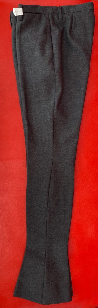 Vintage Prada Stirrup Charcoal Wool Blend Flared Leg Pants Vintage Prada Stirrup Charcoal Wool Blend Flared Leg Pants