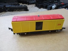 Amer Flyer O Ga boxcar on S ga trucks 3/8/23 6 With sound
