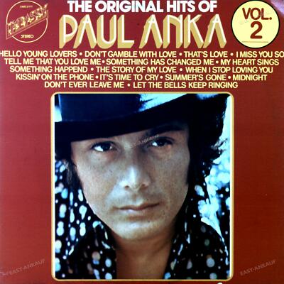 Paul Anka - The Original Hits Of Paul Anka Vol. 2 LP (VG/VG) .