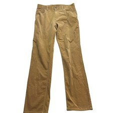 Michael Kors Pants Mens 34 Corduroy Straight Leg Casual Tan Brown