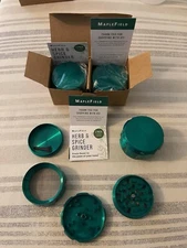 Layer 2 inches Medium Metal Herb & Spice Tobacco Grinder ***2 PACK***