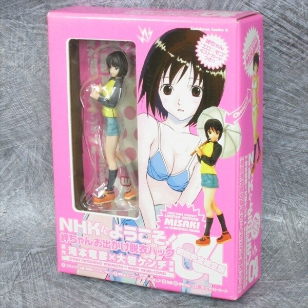 WELCOME TO THE NHK ni Youkoso 04 Ltd Comic w/Figure Postcard