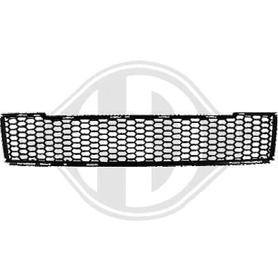 DIEDERICHS Grille Pare-Chocs Avant Centre pour Fiat 500 312_3405045 - Photo 1/2