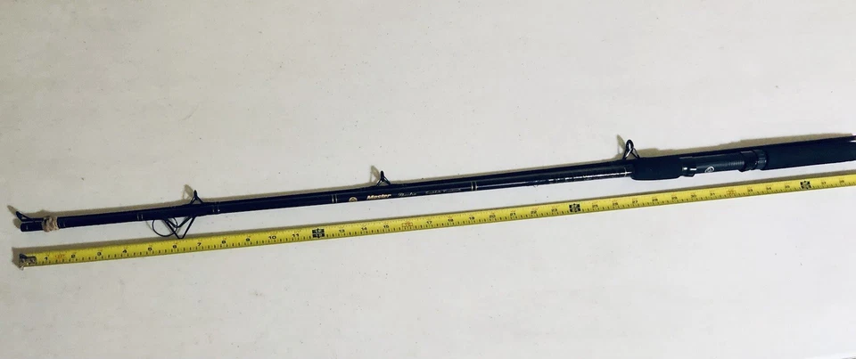 Master Spectra 3050BK 6’6” caña de pescar 2 piezas y carrete Mitchell combo grafito mediano Foto 2 de 4