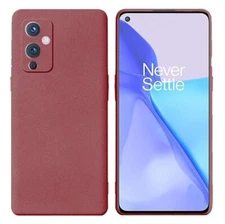 For OnePlus 9 9Pro 9R 1+9RT RockSand Matte Rubber Silicone case back shell cover
