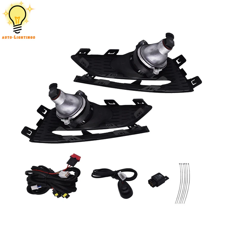 Para 2016 2017 2018 Chevrolet Cruze Par de luces antiniebla con kits de interruptor de cubierta Foto 4 de 4