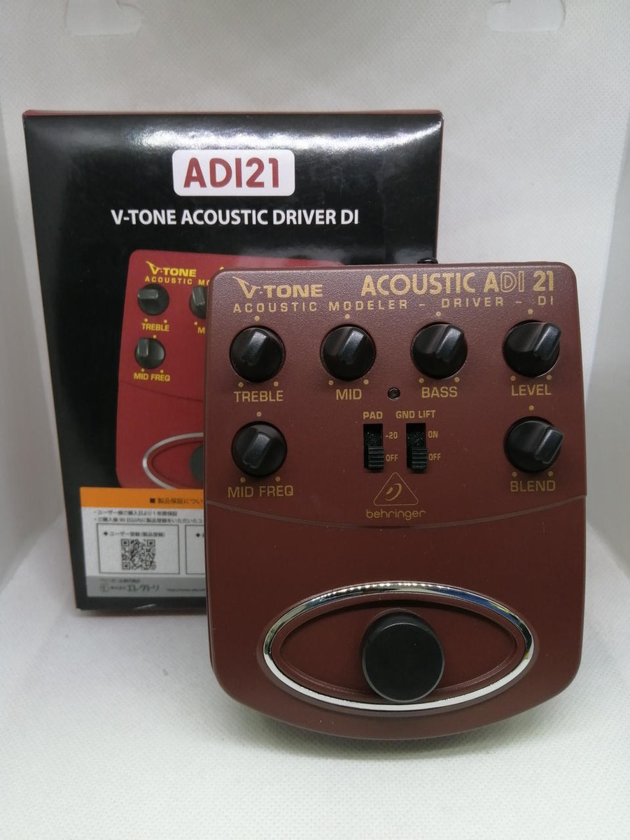 Behringer ADI21 V-Tone Acoustic Driver Direct Recording Preamp
