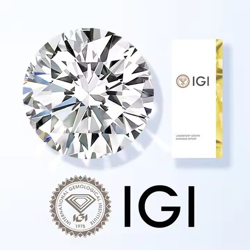 IGI 3 Ct Oval Cut F VS1 Lab Grown Diamond Engagement Ring Solid 14K Yellow Gold - Picture 6 of 12