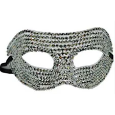 Half Mask w/Rhinestones