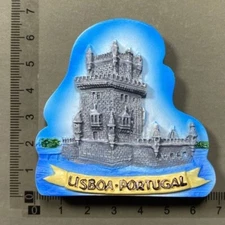 Lisboa Lisbon Portugal Tourist Gift Souvenir 3D Resin Refrigerator Fridge Magnet