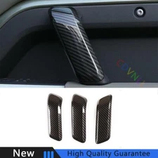 For Land Rover Defender 2020-2024 Carbon Fiber Car Inner Door Armrest Cover Trim