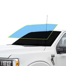 Pre Cut For Ford F-150 2021+ Front Windshield Protection Clear Bra Film