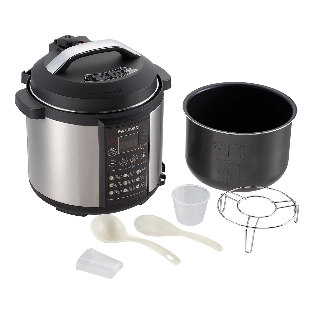 Farberware Programmable Digital Pressure Cooker 6 Quart