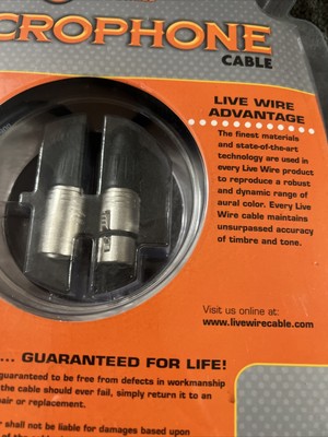 Livewire Advantage EXM25 EXM Series Microphone Cable 25 ft Neutrik XLR  connector