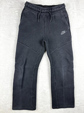YOUTH Nike Tech Fleece Open Hem Sweatpants Boys L Black Basketball Athletic