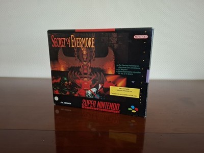 Super Nintendo SNES Bigbox Secret of Evermore OVP