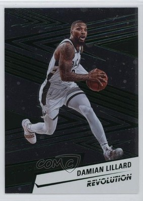 2024-25 Panini Revolution Green Cosmo 19/75 Damian Lillard #22 5y7