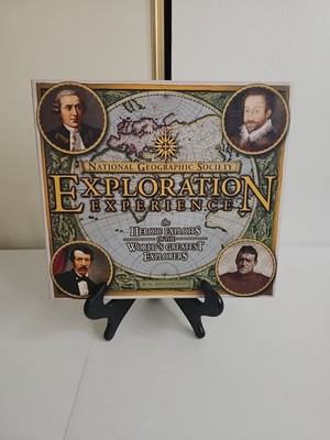 National Geographic Exploration Book COMPLETE w/ Maps CD Inserts Riffenburgh