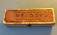 Vintage A. Mancini Super Melody Chromatic Harmonica No.1 Pesaro Italy w/ Box