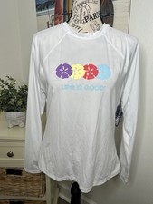 Brand New-Life is Good Long Sleeve Rash guard-UPF50