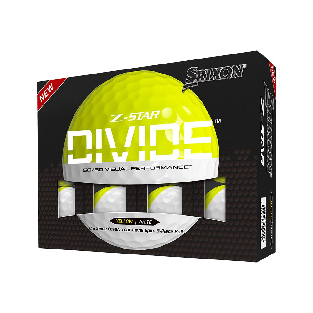 NEW Srixon Z-Star 8 Divide 2023 White Yellow Golf Balls - Choose Quantity 7290₽