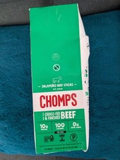 Beef Stick Jalapeno 1.15 Oz Case Of 24 By Chomps. 27.6 oz. EXP 03/26