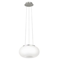 Weiß Nickel Moderne HäNgelampe Pendelleuchte 2X60W/E27 28X110 [Cm]