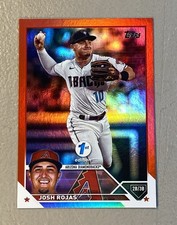 Josh Rojas 2023 Topps Series 1 Mother's Day Pink Holo Foil 1st Edition #29/50