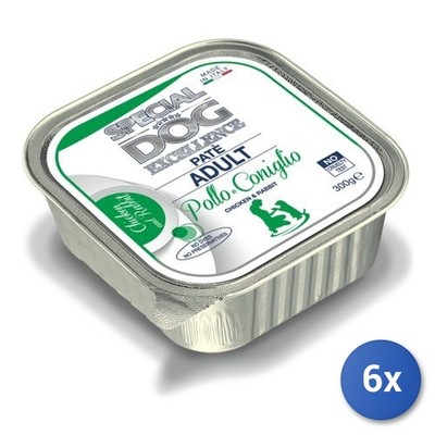 6x Patè Für Hunde Monge 6054 Special Dog Excellence
