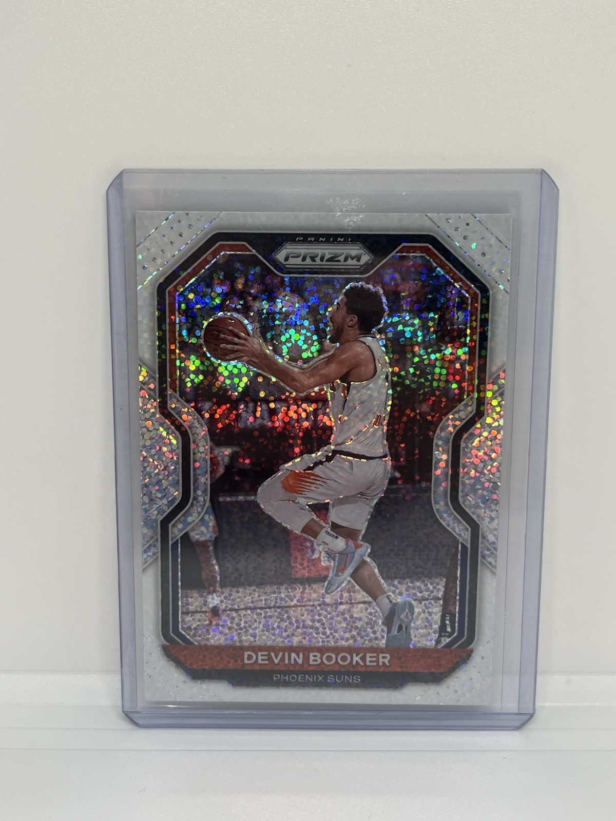 2020-21 Panini Prizm - #214 Devin Booker White Sparkle SP