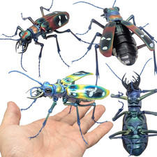 Figura Escarabajo Tigre Bandai Gashapon 3.5" Gran Realista Cicindela Vendedor de Japón