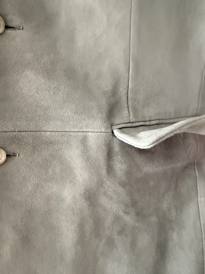 Polo Ralph Lauren Heavy Suede 2XL Soft  Blazer 3 Btn Substantial Heirloom - Image 4 of 4