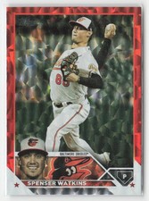 2023 Topps #393 Spenser Watkins Orange Foil #/299