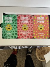 Flintts Mouth Watering Mints Variety Pack Mint Strawberry Magic Lemon 3 Pack