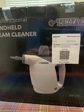 TICYACK Handheld Steam Cleaner with 16 PCS Accessory & Safty Lock, White