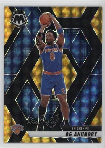 2024-25 Panini Mosaic Choice Black Gold Mosaic Prizm 2/8 OG Anunoby #123 5i3
