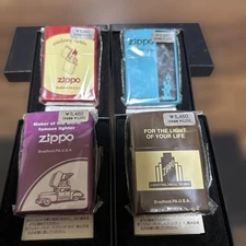 Brand new Classic Paint Zippo Car Set of 4 Unused Collectible