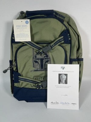 Jeremy Bulloch Owned Star Wars Rucksack Pottery Barn Kids With COA 40cm x 30cm