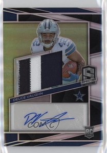 2023 Panini Spectra /99 Deuce Vaughn #208 RPA Rookie Patch Auto RC