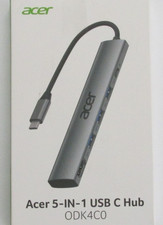 Acer 5-in-1 USB-C Hub Multiport Adapter   Free Shipping NEW
