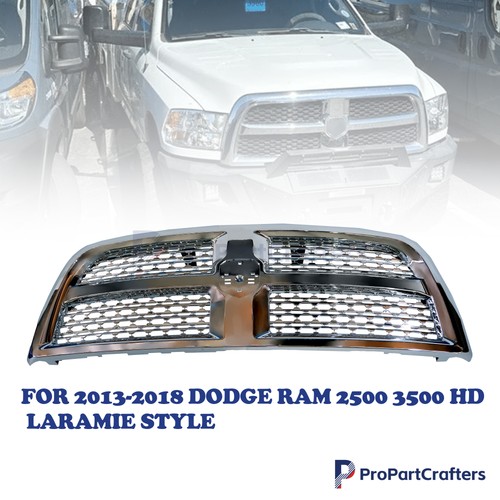 Front Bumper Grlle Chrome W/ Letters For 2013-2018 Dodge RAM 1500 | eBay