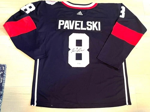 Joe Pavelski Hand signed USA Hockey Jersey Beckett BAS