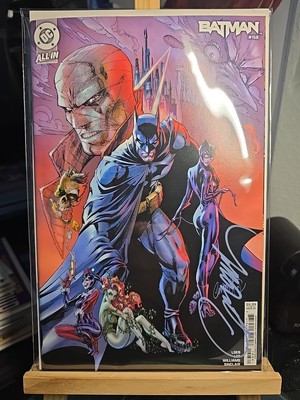 BATMAN 158 SIGNED J SCOTT CAMPBELL COA ART JIM LEE SCOTT WILLIAMS