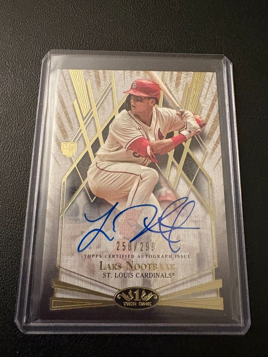 299枚限定】 Lars Nootbaar Topps Tier One Certified Break Out 