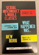 off-Broadway Plays 2026 Program What Happened Was, Newborn, Sexual Misconduct of